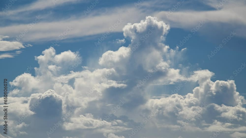 Blue sky and unpredictable white clouds. Amazing nature. Guishan Island(Turtle Island) is a volcanic island in the Pacific Ocean. Taiwan Blue sky and unpredictable white clouds. Amazing nature. Guishan Island(Turtle Island) is a volcanic island in the Pacific Ocean. Taiwan