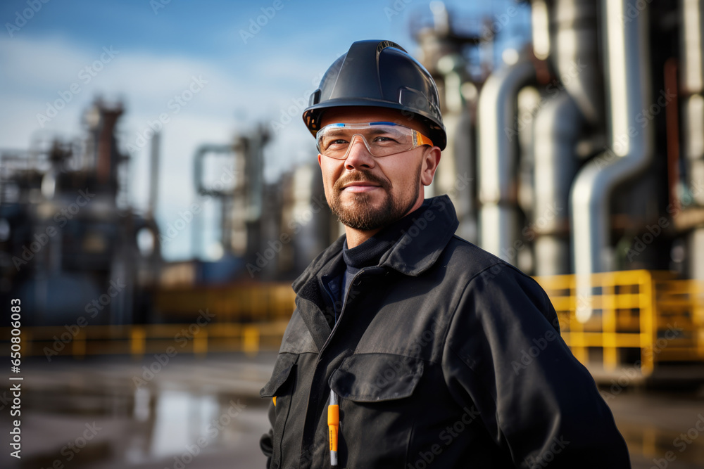 Worker At Chemical Plant Worker At Chemical Plant