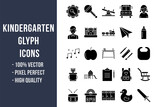 Kindergarten Glyph Icons