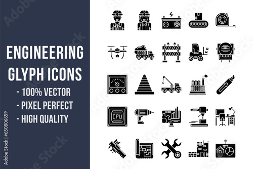 Engineering Glyph Icons