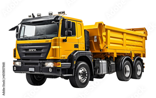 Dumper Construction Vehicle Truck Isolated on a Transparent Background PNG