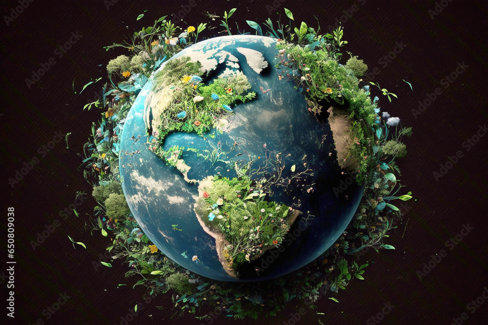 Fototapeta premium earth day. generative AI