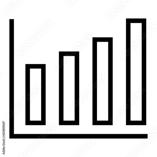 Bar Chart Value vector icon