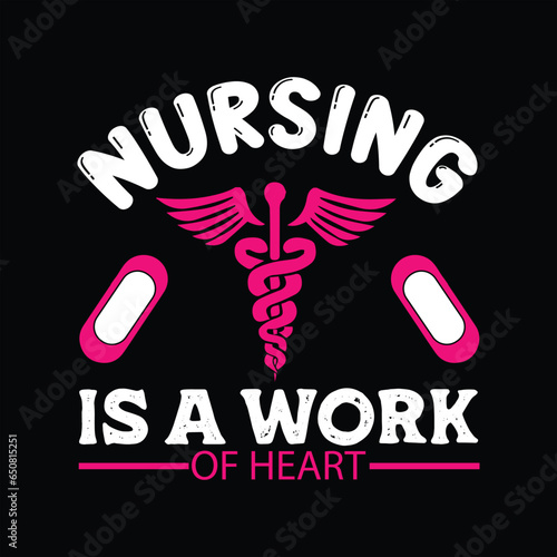 Nursing T-shirt design