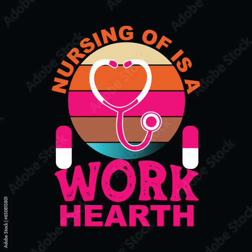 Nursing T-shirt design