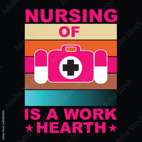 Nursing T-shirt design