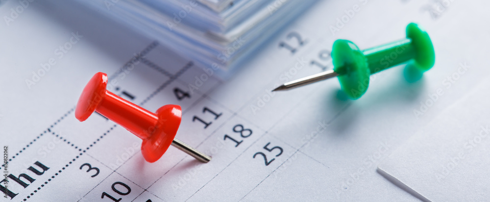 Important date and calendar appointment. pin on calendar. Important date and calendar appointment. pin on calendar.