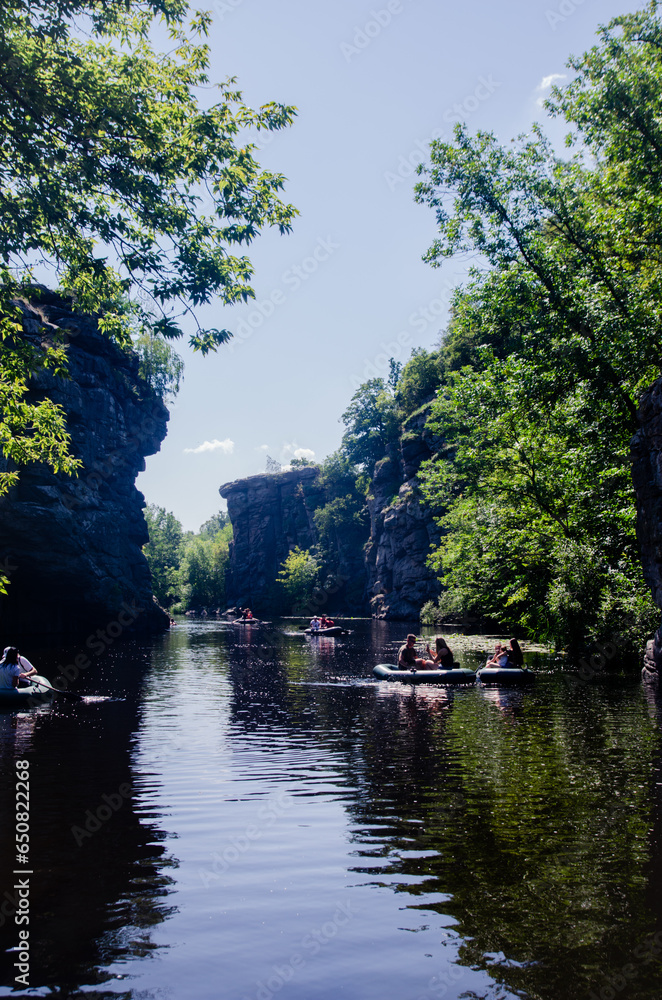 a river in the middle of a beautiful canyon a river in the middle of a beautiful canyon