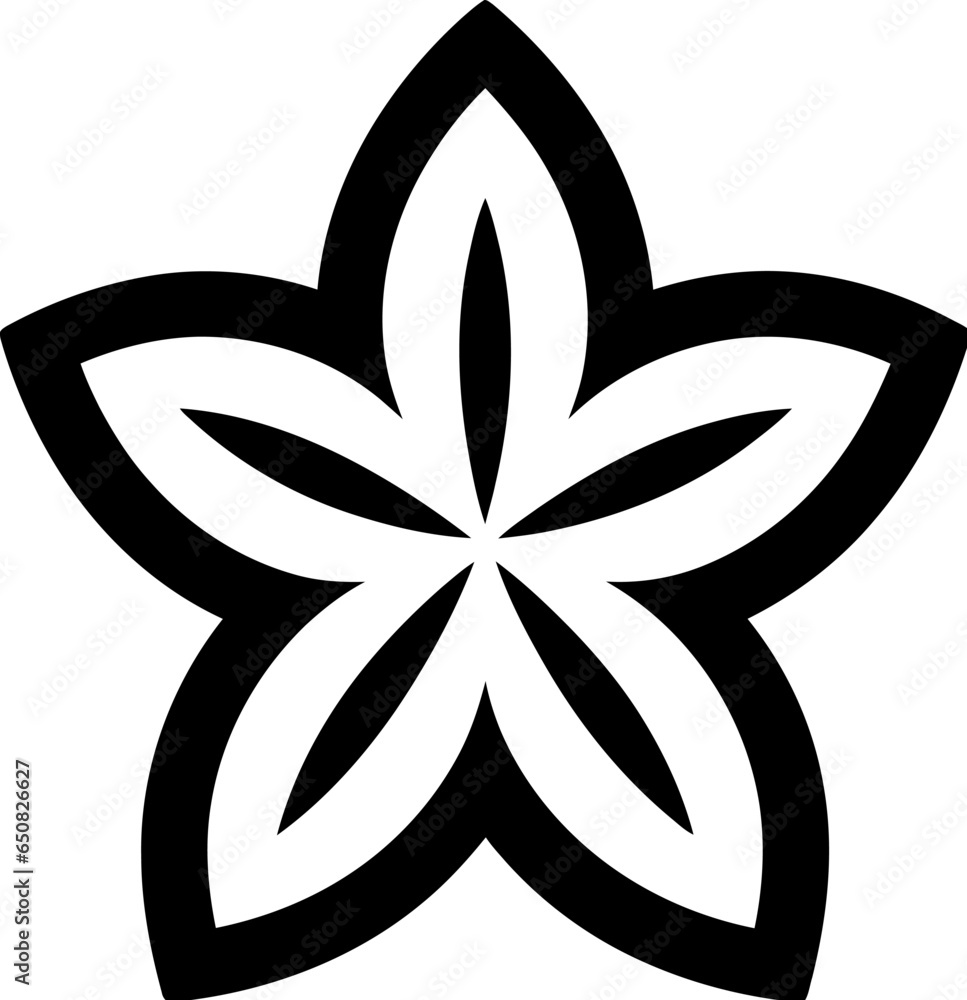 Starfruit slice icon Starfruit slice icon