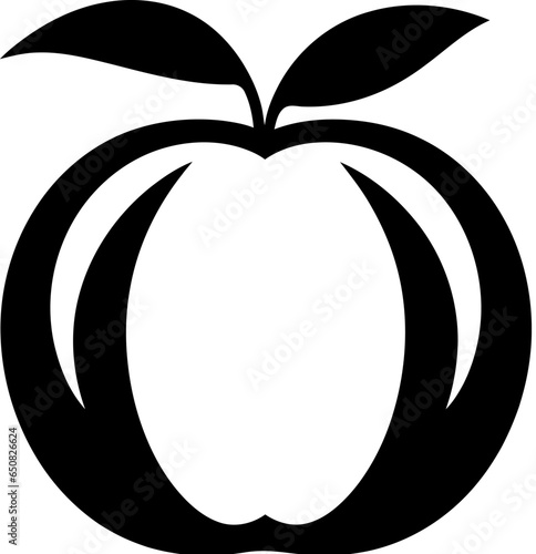 nectarine slice icon