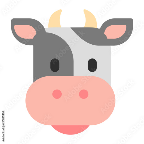 Cow Face - Vector Emoji