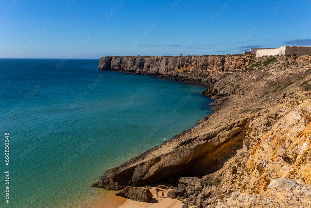Cliffs in Sagres coast