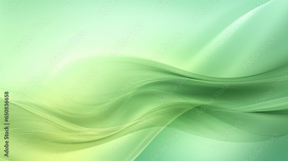 Background with smooth lines in green gradient colors. Glowing wavy lines Background with smooth lines in green gradient colors. Glowing wavy lines