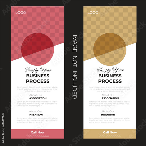 Modern Business Rollup Template Design