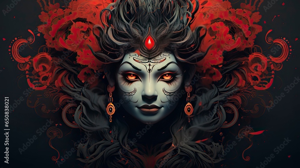 happy durga paja, Generative AI