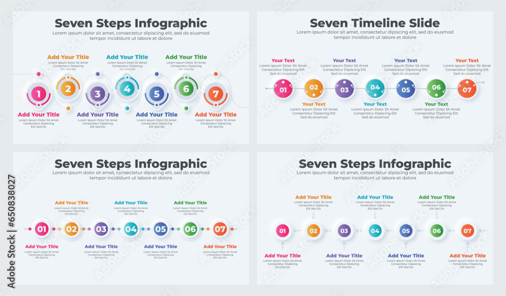 Fototapeta premium Vector business infographic elements collection