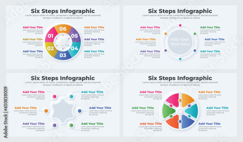 Vector business timeline infographic design elements

