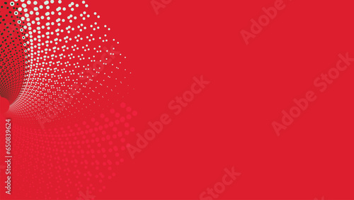 Abstract Christmas spiral ornamental mandala festival design red themed background. This creative minimalist design background can be used as a banner. It also can be used as a project elements.