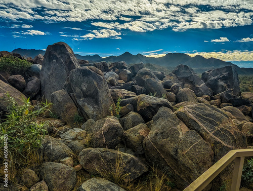 Seguaro National Park Petroglyphs  photo