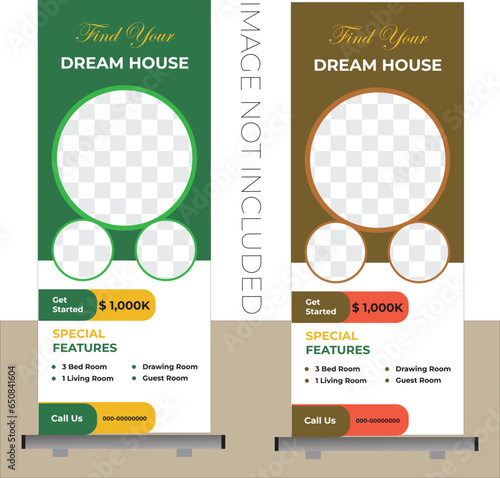Modern Home Creative Rollup Template Design