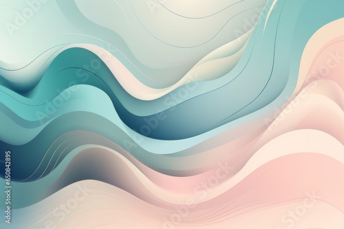 A vibrant abstract background with flowing waves of blue and pink colors