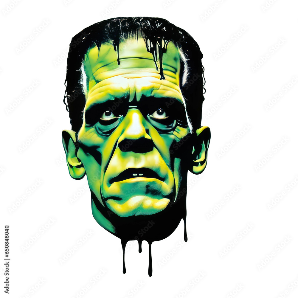 custom made wallpaper toronto digitalface of frankenstein halloween