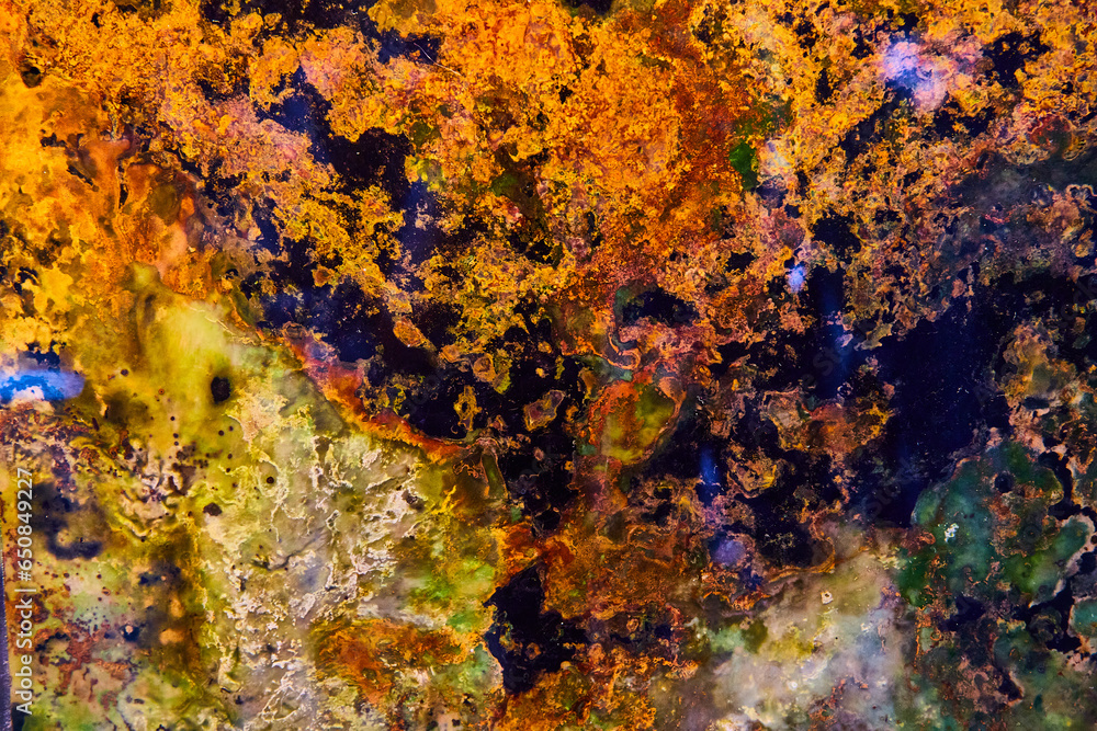 Background asset different swirling colors of black and brown mixed with yellow and white Background asset different swirling colors of black and brown mixed with yellow and white