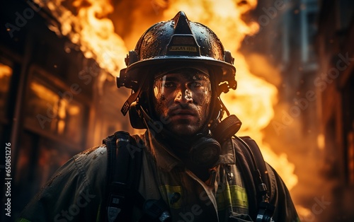 A Courageous Firefighter