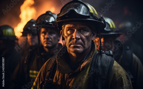 Fearless Heroes in Action Firefighters © Flowstudio