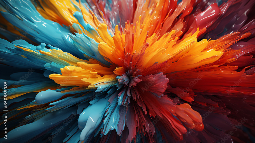 Abstract background explode from the center Abstract background explode from the center