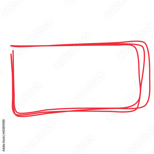 red frame, grunge frames, hand drawn frames, rectangle frames