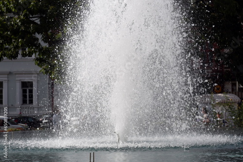 fountain in the city park