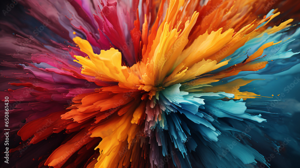Abstract background explode from the center Abstract background explode from the center