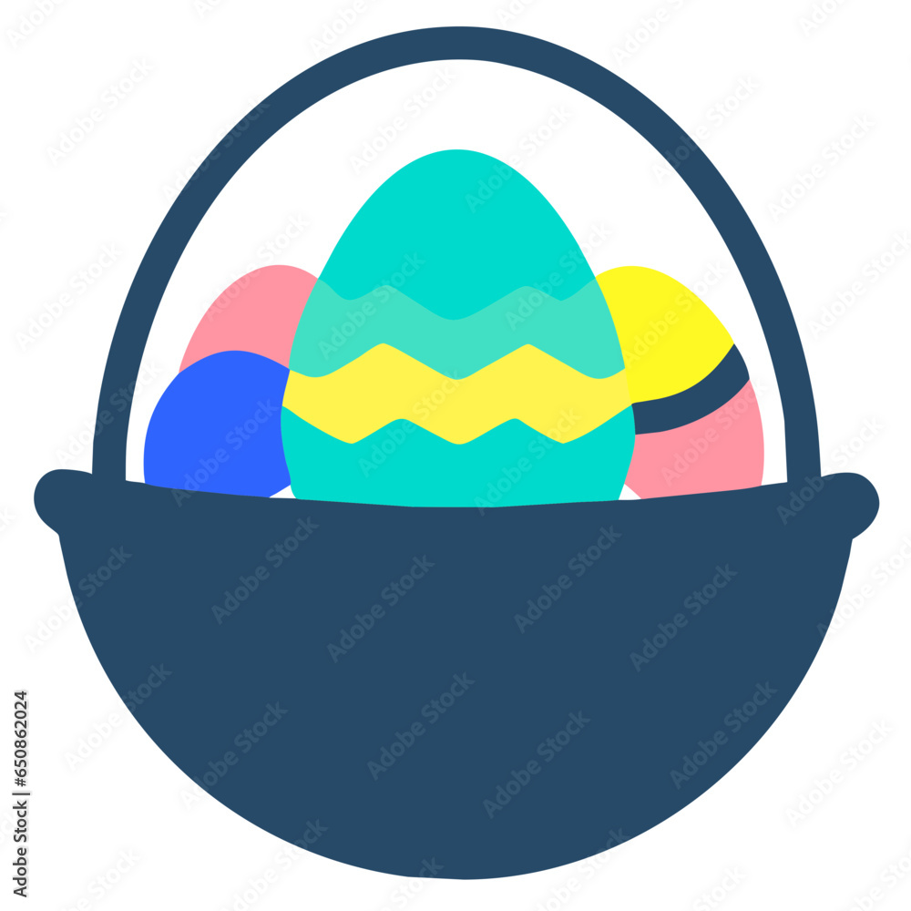 Fototapeta premium easter egg in a bowl