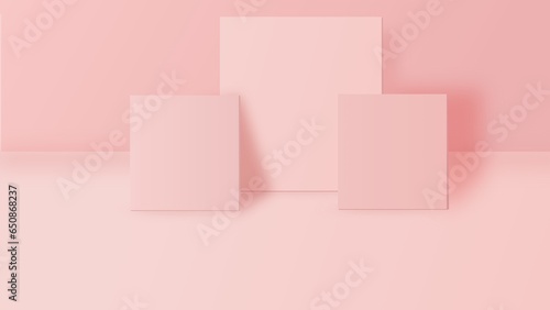 hot pink studio background for product advertising © Sunita