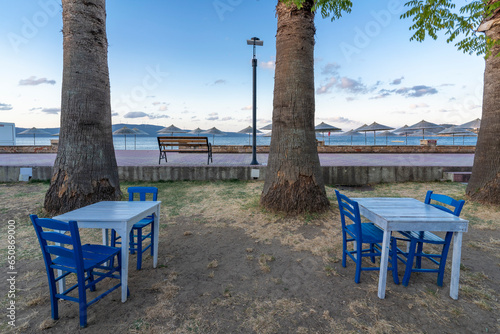 Erdek Beach view in Bandirma Town of Turkey photo