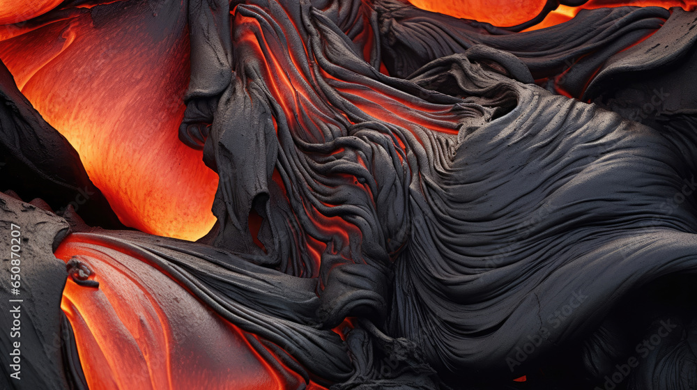 Obraz premium Lava flow background