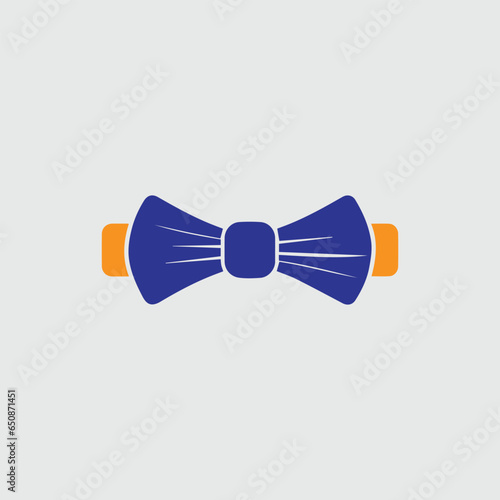 bow tie logo design vector