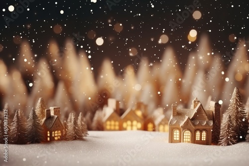 christmas background with copy space for text and images, santa concept © Banana Images