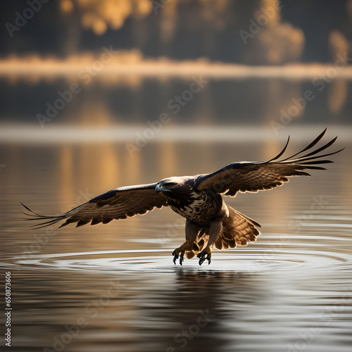 eagle in flight regenerative AI by Aquiles Orfei photo