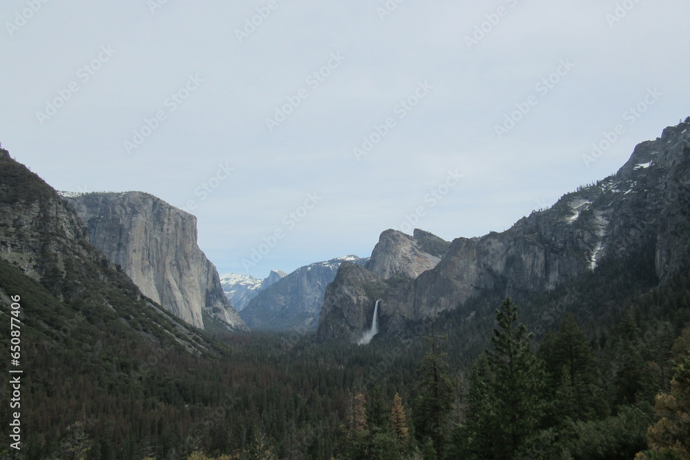 Aerial view of beautiful mountains in Yosemite National Park, USA Aerial view of beautiful mountains in Yosemite National Park, USA