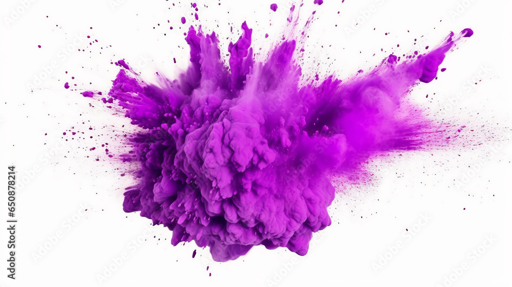 bright purple lilac holi paint color powder festival explosion burst .genetarive ai bright purple lilac holi paint color powder festival explosion burst .genetarive ai