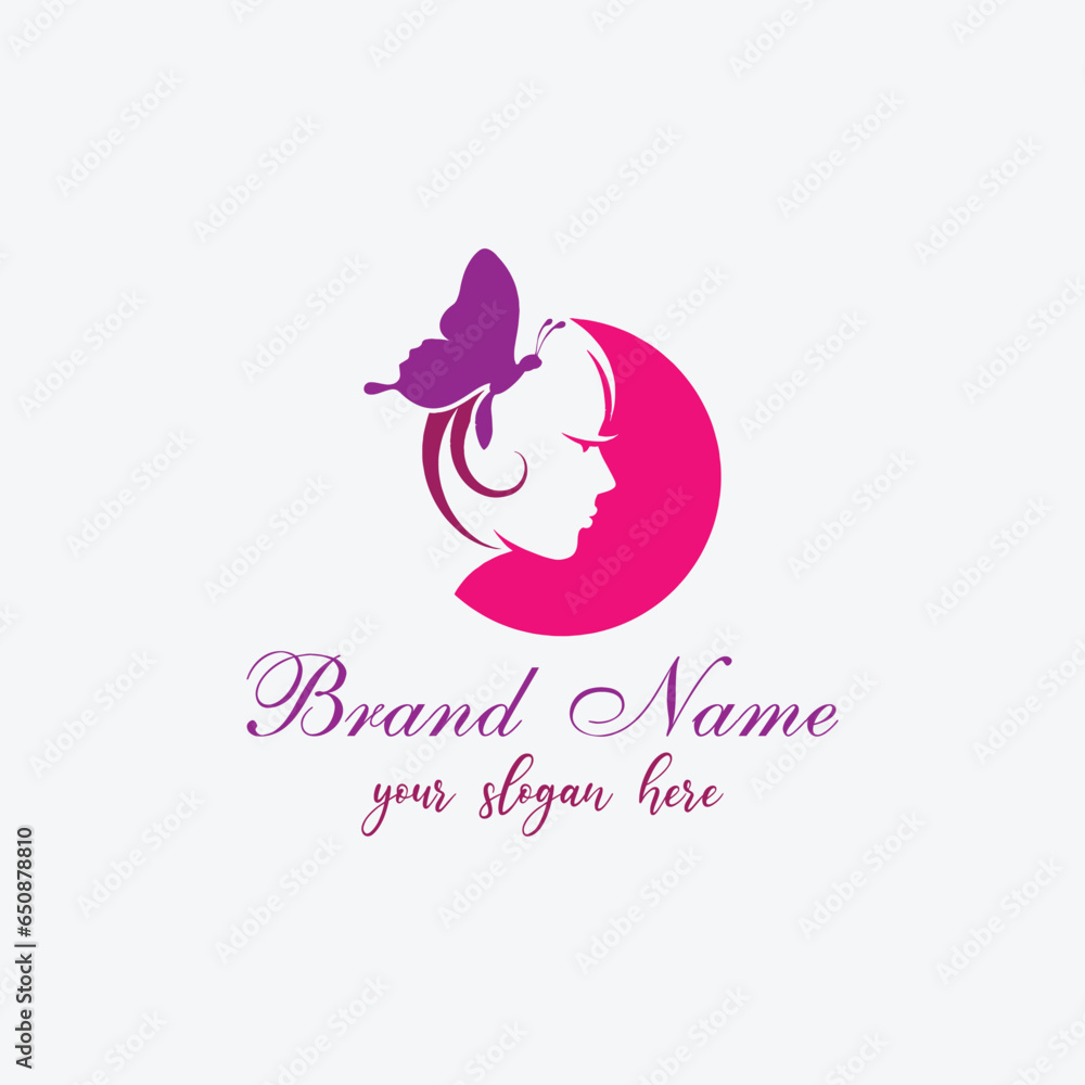 women beauty logo design vector women beauty logo design vector