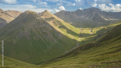 View of Caucasian region of Russia
