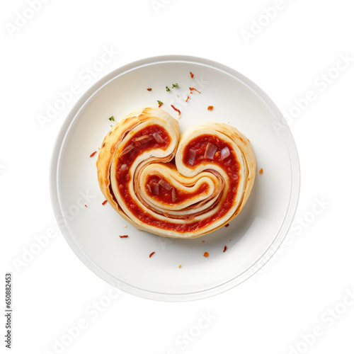 Pizza Roll Isolated on a Tr...