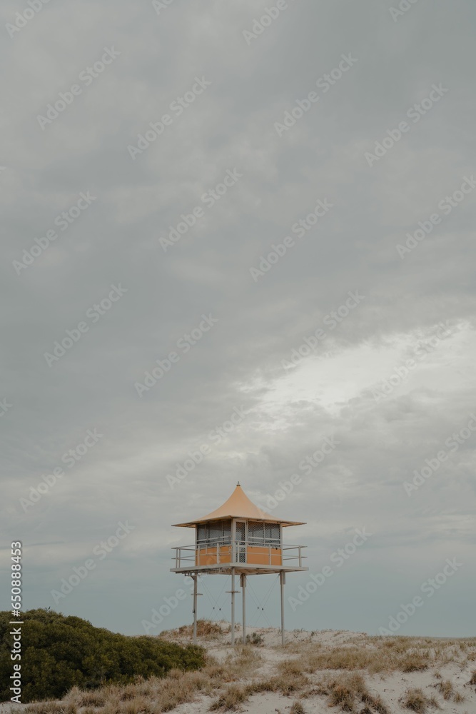 Lifeguard tower on Semaphore Beach. South Australia. Lifeguard tower on Semaphore Beach. South Australia.
