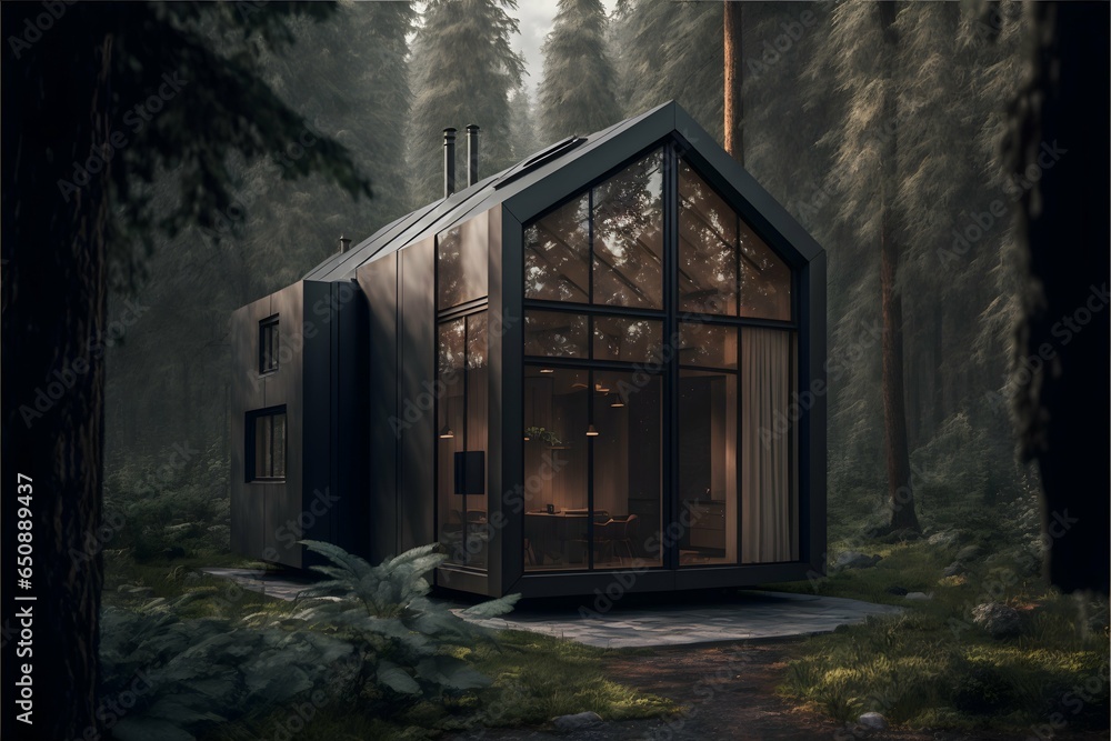 minimal and modular prefab offgrid home natural materials with simple ...