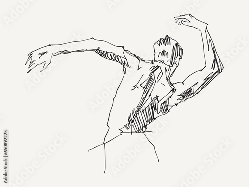 Vector free hand drawing il...
