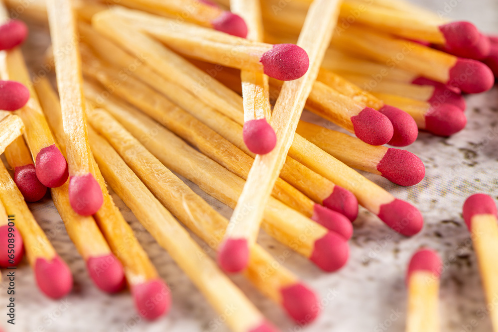 MatchSticks Group on the table. MatchSticks Group on the table.