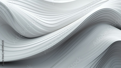White Abstract 3D Background